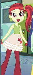 Size: 218x494 | Tagged: safe, imported from derpibooru, screencap, blueberry cake, rose heart, equestria girls, equestria girls (movie), cropped, ear piercing, earring, female, jewelry, piercing, solo