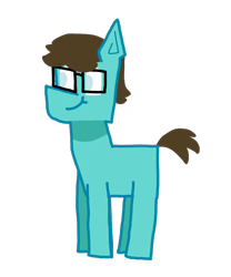 Size: 5000x6000 | Tagged: safe, alternate version, artist:switcharoo, derpibooru exclusive, imported from derpibooru, oc, oc only, oc:switcharoo, earth pony, derpibooru community collaboration, 2021 community collab, earth pony oc, glasses, happy, male, simple background, solo, stallion, transparent background