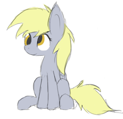 Size: 367x354 | Tagged: safe, artist:lazymort, imported from derpibooru, derpy hooves, pegasus, pony, simple background, sitting, solo, transparent background