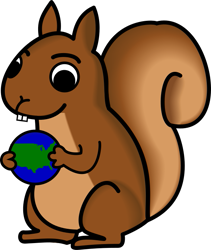Size: 609x720 | Tagged: safe, imported from ponybooru, squirrel, .svg available, badge, earth, meta, simple background, site badge, svg, transparent background, united states, vector