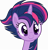 Size: 6000x6274 | Tagged: safe, artist:frownfactory, imported from derpibooru, twilight sparkle, alicorn, pony, castle sweet castle, .svg available, alternate hairstyle, horn, punklight sparkle, simple background, smiling, solo, transparent background, twilight sparkle (alicorn), vector