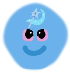 Size: 1153x1200 | Tagged: safe, artist:mega-poneo, imported from derpibooru, trixie, pony, unicorn, ball, female, mare, morph ball, ms paint, simple background, solo, stylistic suck, transparent background, trixieball