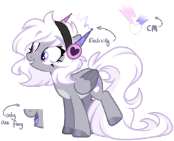 Size: 1768x1434 | Tagged: safe, artist:cinnamontee, imported from derpibooru, oc, oc only, oc:yui, pegasus, pony, female, headphones, mare, simple background, solo, transparent background, two toned wings, wings