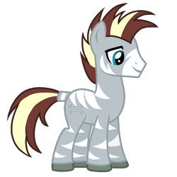 Size: 900x900 | Tagged: safe, artist:choisky13, imported from derpibooru, oc, oc only, oc:zee zinc, hybrid, pony, zony, male, simple background, solo, stallion, transparent background