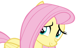Size: 1280x815 | Tagged: safe, artist:andoanimalia, imported from derpibooru, fluttershy, pegasus, pony, fame and misfortune, adorable face, cute, daaaaaaaaaaaw, dat face, diabetes, female, hnnng, looking at you, mare, shyabetes, simple background, solo, transparent background, vector, weapons-grade cute