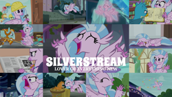 Size: 1978x1113 | Tagged: safe, edit, edited screencap, editor:quoterific, imported from derpibooru, screencap, applejack, fluttershy, gallus, ocellus, rockhoof, sandbar, silverstream, earth pony, griffon, hippogriff, pegasus, pony, pukwudgie, a matter of principals, a rockhoof and a hard place, marks for effort, non-compete clause, school daze, school raze, what lies beneath, collage, crossword puzzle, eyes closed, hammer, open mouth, rockhoof's shovel, shovel