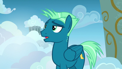 Size: 1920x1080 | Tagged: safe, imported from derpibooru, screencap, sky stinger, pegasus, pony, top bolt, male, solo, stallion