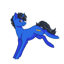 Size: 3000x3000 | Tagged: safe, artist:flaming-trash-can, imported from derpibooru, oc, oc only, pony, unicorn, commission, simple background, solo, white background, ych result