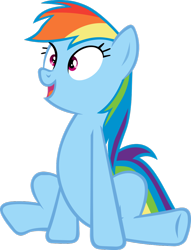 Size: 900x1181 | Tagged: artist needed, source needed, safe, imported from derpibooru, rainbow dash, pegasus, pony, sleepless in ponyville, cropped, cute, dashabetes, female, happy, simple background, solo, transparent background, vector