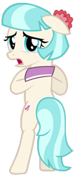 Size: 1600x3749 | Tagged: safe, artist:tardifice, imported from derpibooru, coco pommel, earth pony, pony, made in manehattan, bipedal, bipedal leaning, female, high res, leaning, looking at you, mare, open mouth, simple background, solo, transparent background, vector