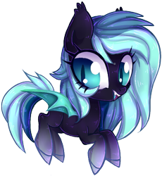 Size: 577x627 | Tagged: safe, artist:misspinka, imported from derpibooru, oc, oc only, oc:spectrum, bat pony, pony, chibi, female, mare, simple background, solo, transparent background