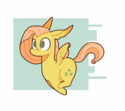 Size: 434x383 | Tagged: safe, artist:duckjifs246, imported from derpibooru, fluttershy, pegasus, pony, abstract background, animated, cute, ear fluff, female, flapping, flapping wings, floppy ears, frame by frame, galloping, gif, jumping, long neck, majestic as fuck, mare, no mouth, prancing, running, short legs, shyabetes, solo, spread wings, stubby, three quarter view, wing flap, wings