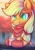 Size: 1600x2264 | Tagged: safe, artist:musicfirewind, artist:wavecipher, imported from derpibooru, applejack, earth pony, pony, applejack's hat, bandana, chocolate, clothes, cowboy hat, food, freckles, hat, hot chocolate, mug, socks, tree