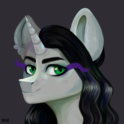 Size: 1000x1000 | Tagged: safe, artist:ske, imported from derpibooru, oc, oc only, pony, unicorn, solo, sombra eyes