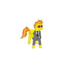 Size: 250x250 | Tagged: safe, artist:nate5700, imported from derpibooru, spitfire, pegasus, pony, 1000 hours in ms paint, pixel art, simple background, solo, white background