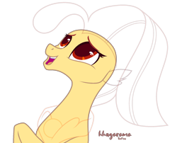 Size: 1968x1588 | Tagged: safe, artist:teepew, imported from derpibooru, oc, oc only, seapony (g4), my little pony: the movie, base, looking up, open mouth, signature, simple background, smiling, solo, transparent background