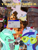 Size: 3000x3900 | Tagged: safe, imported from derpibooru, holly dash, lyra heartstrings, minuette, pony, unicorn, 1000 years in photoshop, absurd resolution, bachmann, beard, cake, christmas, christmas tree, colonel sanders, cringe compilation, die hard, error message, eyes closed, facial hair, female, figgy pudding, food, hat, high res, holiday, holly, holly mistaken for mistletoe, home alone, kfc, lesbian, lyrette, mare, moustache, noodles, santa hat, shipping, shutter shades, singing bass, sunglasses, text, tinsel, tree, window