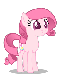 Size: 1053x1265 | Tagged: safe, artist:muhammad yunus, artist:tanahgrogot, imported from derpibooru, oc, oc only, oc:annisa trihapsari, earth pony, pony, base used, female, filly, happy, mare, simple background, smiling, solo, transparent background, younger