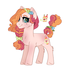 Size: 798x826 | Tagged: safe, artist:spectrumnightyt, imported from derpibooru, oc, oc only, earth pony, pony, female, mare, offspring, parent:big macintosh, parent:sugar belle, parents:sugarmac, simple background, solo, transparent background