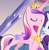 Size: 1192x1207 | Tagged: safe, imported from derpibooru, screencap, princess cadance, rarity, alicorn, pony, games ponies play, cropped, crown, crystal, eyes closed, female, folded wings, hug, jewelry, mare, regalia, solo focus, wings