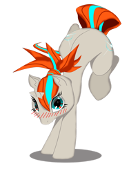 Size: 1024x1366 | Tagged: safe, artist:singularmj, imported from derpibooru, oc, oc only, oc:horizon, pony, unicorn, blushing, female, horn, landing, looking at you, mare, simple background, solo, transparent background, unicorn oc