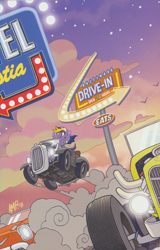 Size: 1948x3052 | Tagged: safe, artist:tonyfleecs, imported from derpibooru, oc, oc:blazing star, bronycon, bronycon 2018, bronycon 2018 con book, hot rod