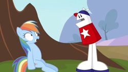 Size: 1280x720 | Tagged: safe, artist:toucanldm, imported from derpibooru, screencap, rainbow dash, pony, crossover, homestar runner