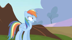 Size: 1280x720 | Tagged: safe, artist:toucanldm, imported from derpibooru, screencap, rainbow dash, pony, crossover, solo