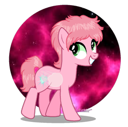 Size: 918x914 | Tagged: safe, artist:amicasecret, artist:muhammad yunus, edit, imported from derpibooru, pegasus, pony, aelita schaeffer, code lyoko, crossover, female, g3, g3 to g4, g4, generation leap, grin, gritted teeth, mare, simple background, smiling, solo, transparent background