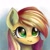 Size: 1024x1024 | Tagged: safe, artist:thisponydoesnotexist, imported from derpibooru, pony, ai content, ai generated, generator:thisponydoesnotexist, green eyes, mane, neural network, solo, worried