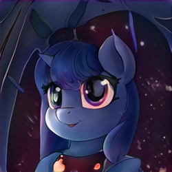 Size: 1024x1024 | Tagged: safe, artist:thisponydoesnotexist, imported from derpibooru, pony, ai content, ai generated, generator:thisponydoesnotexist, neural network, night, solo