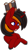 Size: 1178x2106 | Tagged: safe, artist:raya, imported from derpibooru, oc, oc only, oc:red flame, bat pony, pony, unicorn, :p, blepping, commission, crossed hooves, hat, horn, no wing, pointed ears, simple background, smiling, solo, team fortress 2, tongue out, top hat, transparent background, wingless