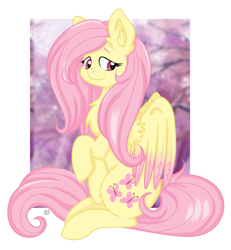 Size: 3190x3456 | Tagged: safe, alternate version, artist:dreamy990, artist:nightydream, imported from derpibooru, fluttershy, pegasus, pony, alternate eye color, solo