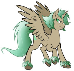 Size: 784x754 | Tagged: safe, artist:egophiliac, imported from derpibooru, oc, oc only, oc:mountain melody, alicorn, pony, alicorn oc, female, horn, simple background, solo, transparent background, wings