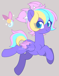Size: 1562x1993 | Tagged: safe, artist:hawthornss, imported from derpibooru, oc, oc only, oc:fairyfly, pegasus, pony, blushing, cute, looking at you, pigtails, simple background, smiling