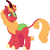 Size: 1500x1494 | Tagged: safe, artist:cloudy glow, artist:cloudyglow, imported from derpibooru, big macintosh, kirin, freckles, kirin-ified, male, simple background, solo, species swap, transparent background