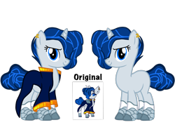 Size: 4500x3375 | Tagged: safe, artist:avatarmicheru, imported from derpibooru, oc, oc only, oc:ocean gleam, hybrid, pony, unicorn, female, high res, mare, simple background, solo, transparent background