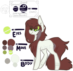 Size: 2205x2125 | Tagged: safe, artist:mcwolfity, imported from derpibooru, oc, oc only, earth pony, pony, earth pony oc, eye clipping through hair, female, mare, parents:oc x oc, reference sheet, simple background, smiling, solo, text, transparent background