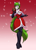 Size: 2400x3300 | Tagged: safe, artist:toughset, imported from derpibooru, oc, oc:glimmer, oc:hersh, oc:maple glaze, anthro, arachnid, beetle, earth pony, insect, original species, spider, boots, clothes, crystal jumping spider, evening gloves, female, festive, gloves, long gloves, mare, shoes, socks, thigh boots, thigh highs