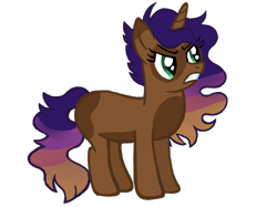 Size: 2732x2048 | Tagged: safe, artist:turnaboutart, imported from derpibooru, oc, oc only, oc:gala luster, pony, unicorn, angry, female, magical lesbian spawn, mare, offspring, parent:applejack, parent:princess luna, parents:lunajack, simple background, solo, transparent background