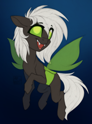 Size: 2602x3500 | Tagged: safe, artist:airfly-pony, imported from derpibooru, oc, oc only, oc:jack sunshine, changeling, chibi, green changeling