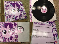 Size: 4096x3072 | Tagged: safe, imported from derpibooru, starlight glimmer, pony, unicorn, :i, album, album cover, best pony, dreamworks face, female, i mean i see, mare, multeity, record, reformed starlight, s5 starlight, starlight cluster, the glimmer album