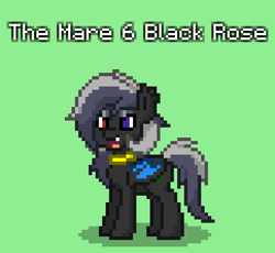 Size: 484x445 | Tagged: safe, imported from derpibooru, oc, oc:black rose, bat pony, pony, pony town, bat pony oc, cutie mark, dergunstown, eye color, fangs