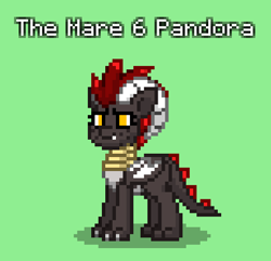 Size: 463x447 | Tagged: safe, imported from derpibooru, oc, oc:pandora, dragon, pony, pony town, dergunstown, horns