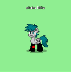 Size: 395x397 | Tagged: safe, imported from derpibooru, oc, oc:stuka blitz, pony, pony town