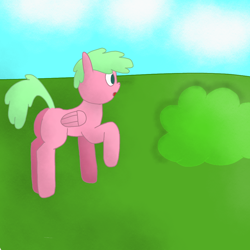 Size: 1000x1000 | Tagged: safe, artist:phase88, imported from derpibooru, oc, oc only, oc:lime feather, pegasus, pony, male, no cutie marks because im lazy, solo