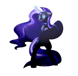 Size: 2046x2000 | Tagged: safe, artist:hicoojoo, idw, imported from derpibooru, nightmare rarity, pony, spoiler:comic, bipedal, female, magic, rearing, simple background, solo, transparent background