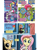 Size: 612x792 | Tagged: safe, artist:greatdinn, artist:newbiespud, edit, idw, imported from derpibooru, babs seed, fluttershy, pinkie pie, rainbow dash, rarity, sunflower (character), chihuahua, dog, comic:friendship is dragons, equestria girls, spoiler:comic, clothes, collaboration, comic, dialogue, drums, female, hairpin, heatstroke, locker, lockers, musical instrument, one man band, sunflower (g4)