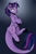 Size: 2731x4096 | Tagged: safe, artist:cyberafter, imported from derpibooru, twilight sparkle, pony, unicorn, cloven hooves, fat tail, female, floating, glowing eyes, solo