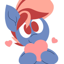 Size: 1200x1200 | Tagged: safe, artist:thebadbadger, imported from derpibooru, oc, oc only, oc:hot pop, pony, heart, simple background, solo, transparent background